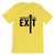 Emergency Exit Here / Light Unisex Short Sleeve T-Shirt