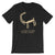 Long Horn Petroglyph / Dark Unisex Short Sleeve T-Shirt