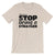 Stop Being A Stranger / Light Unisex Short Sleeve T-Shirt