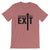 Emergency Exit Here / Light Unisex Short Sleeve T-Shirt