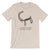 Long Horn Petroglyph / Light Unisex Short Sleeve T-Shirt