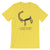 Long Horn Petroglyph / Light Unisex Short Sleeve T-Shirt