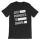 Just Promoted To Granpa / Dark Short-Sleeve Unisex T-Shirt