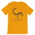 Long Horn Petroglyph / Light Unisex Short Sleeve T-Shirt