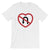 No U Turn, Color / Light Unisex Short Sleeve T-Shirt