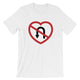 No U Turn, Color / Light Unisex Short Sleeve T-Shirt